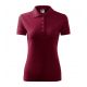 2. Women's Pique Polo Polo Shirt (garnet)