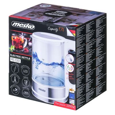 6. Electric kettle MESKO MS 1301w