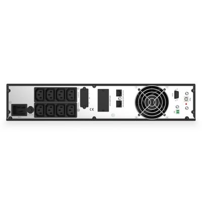 14. Digitus Online Rack UPS 19" LCD, 2000VA/2000W, 4x12V/9Ah, 8xC13, USB, RS232, RJ45
