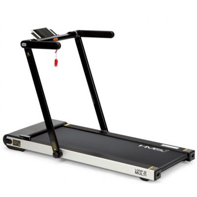 3. HMS LOOP12 MULTI Electric Treadmill with Desk 1-12 km/h, Black