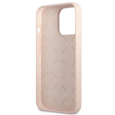 7. Guess GUHCP13XSLTGP iPhone 13 Pro Max 6.7" pink/pink hardcase Silicone Triangle