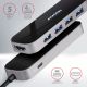 2. Axagon HMC-6H4A Wired Docking Station USB 3.2 Gen 1 (3.1 Gen 1) Type-C Black, Gray