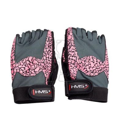 26. Gloves for the gym Pink / Gray W HMS RST03 rL