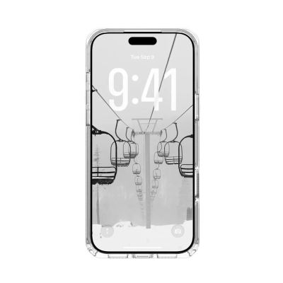 3. Urban Armor Gear Plyo Cell Phone Case 17.5 cm (6.9") Silver, Transparent