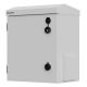 11. WALL-HUNG RACK CABINET 10" HERMETIC IP55 WALL/POLE MOUNTING 320X220X400 GRAY LANBERG (ASSEMBLED)