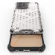 9. Honeycomb case armored cover with a gel frame Realme C31 transparent