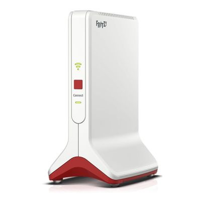 7. FRITZ!Repeater 6000 Tri-band Wireless Ethernet Router (2.4 GHz/5 GHz/5 GHz) Red, White