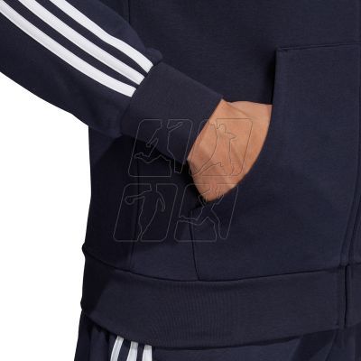 6. Adidas Essentials 3 Stripes FZ Fleece M DU0475 sweatshirt