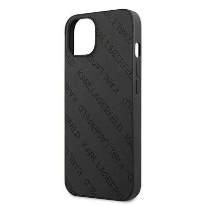 6. Karl Lagerfeld KLHCP13SPTLK iPhone 13 mini 5,4 "hardcase black / black Perforated Allover