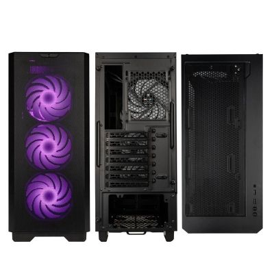 2. Kolink Unity Solar ARGB Mesh Midi Tower Black