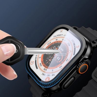 4. Tech-Protect Glass Ring 2-pack for Apple Watch Ultra 49mm - Titanium