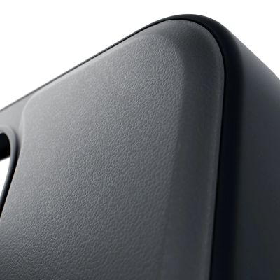 7. 3mk Hardy Apple Silky Leather MagCase for Apple iPhone 16 Pro Max - Black