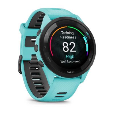 3. Garmin Forerunner 265 46mm Sky Blue Watch