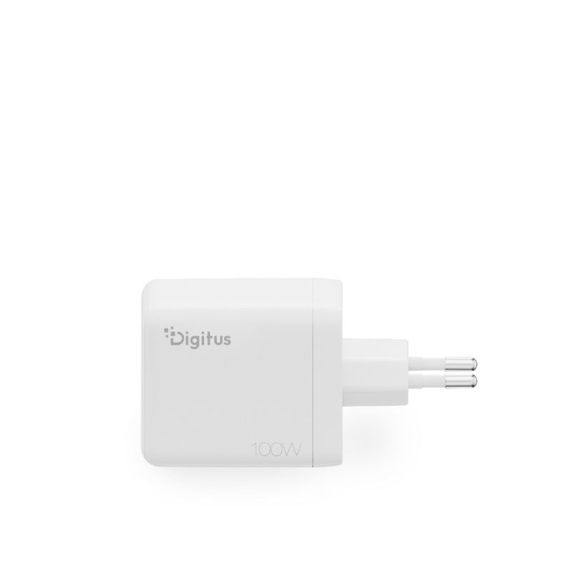 23. Digitus GaN USB Charger 100W, 2x USB-C, 1x USB-A