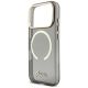 6. Guess IML Glitters Script Strap MagSafe Case for iPhone 17 Pro - Black