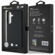 8. BMW Leather Carbon MagSafe Case for Samsung Galaxy S25 - Black
