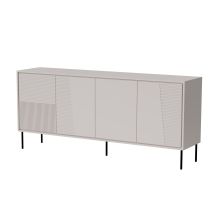 Chest of drawers 4D ABI 200x45x88 cashmere matt