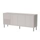 Chest of drawers 4D ABI 200x45x88 cashmere matt