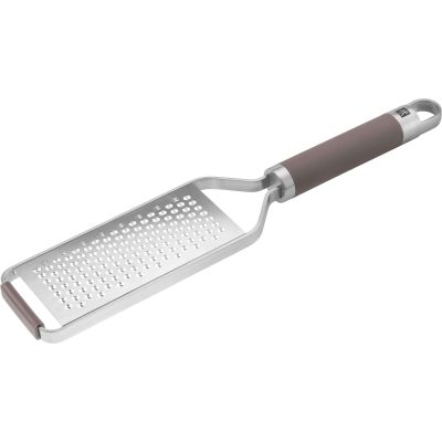 ZWILLING 1028026 Manual Grater/Spiralizer Flat Grater Gray