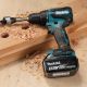 17. Makita DDF490Z Drill 1900 RPM Central Locking 1.7 kg Blue, Black