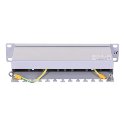 4. Patch panel Lanberg PPF6-9012-S (1U; 10"; cat. 6; FTP; 12xRJ-45)