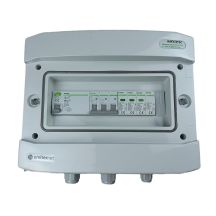 Hermetic IP65 EMITER AC connection switchboard with AC surge arrester Noark type 1+2, 20A 3-F RCD type A 40A/300mA
