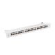 7. LANBERG PATCH PANEL 24 PORT 1U 19" CAT.7 FTP GRAY PPS7-1024-S