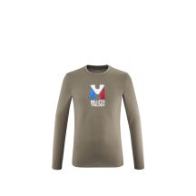 MILLET M CHAMONIX TRI TS LS T-shirt brown
