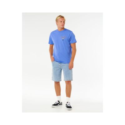 2. Men's RIP CURL Fade Out Icon Tee Blue