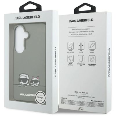 8. Karl Lagerfeld IML Peekaboo Karl&Choupette MagSafe Case for Samsung Galaxy S26 - Black