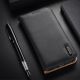 16. Dux Ducis Hivo Leather Flip Cover Genuine Leather Wallet for Cards and Documents iPhone 14 Pro Max Brown