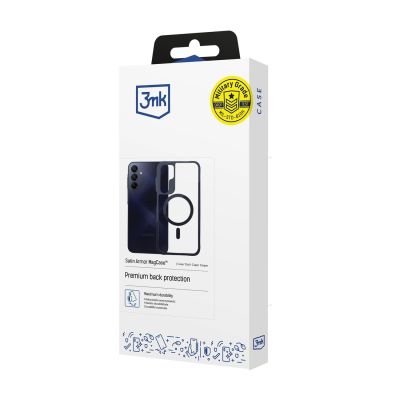 6. 3mk Satin Armor MagCase for Samsung Galaxy A15 5G - Transparent