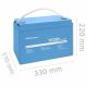 7. Qoltec 53705 Lithium Iron Phosphate (LiFePO4) Car Battery 100 Ah 12.8 V 100 A Car