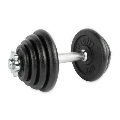 3. VIRTUFIT ADJUSTABLE PRO DUMBBELL SET - BARBELL SET - CAST IRON - 1 X 15 KG