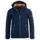 TrollKids Kids Trollfjord Jacket mystic blue/golden yellow softshell navy blue (161-146)