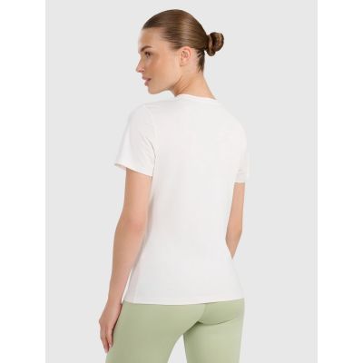 2. Women's quick-drying regular training T-shirt 4F 4FWAW25TFTSF1516-12S