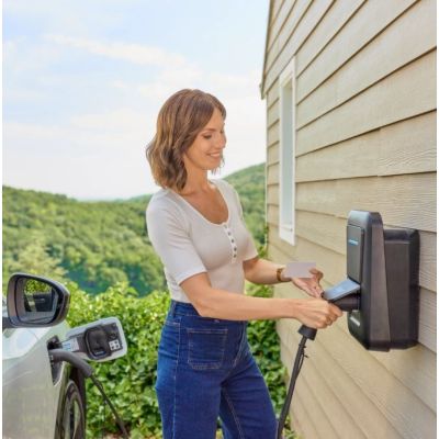 3. EVCS Hager witty one 11kW 3f RFID Bluetooth charging station with T2 socket