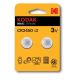 KODAK LITHIUM BATTERIES MAX CR 2450 BLISTER X 2 PCS.