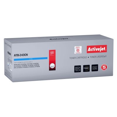 Activejet ATB-243CN Toner (replaces Brother TN-243C; Supreme; 1000 pages; blue)