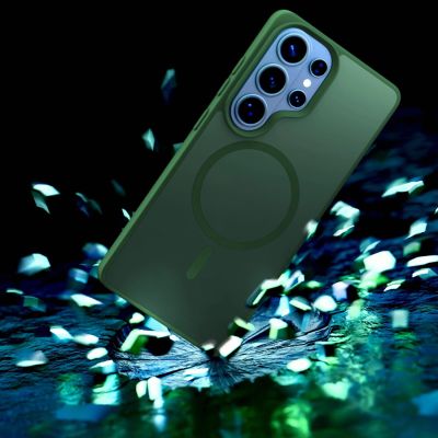 14. 3mk Smoke MagCase for Samsung Galaxy S26 Ultra - green