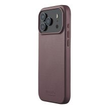 Mujjo Leather Case - leather case for iPhone 17 Pro Max compatible with MagSafe (bronze red)