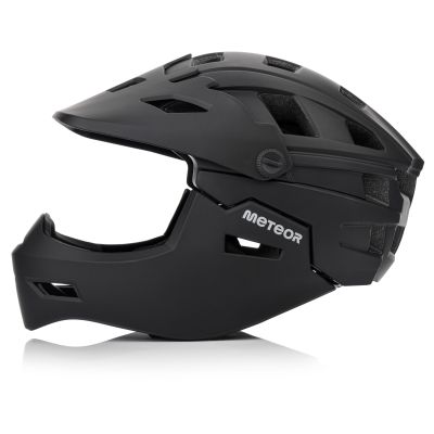 3. Meteor Hydra S full-face bicycle helmet 51-55 cm black