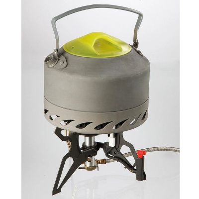 2. TURBO tourist kettle for gas stoves, 0.9L