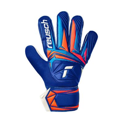 2. Reusch Attrakt Starter Solid Junior goalkeeper gloves blue 5672514 4126