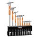 Pin wrenches 2-10 mm, set of 10 in a rack