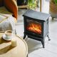 24. Electric fireplace | 2 heating levels: 1000W / 1800W | 3D flame effect | Adler Adler thermostat