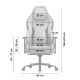 10. Huzaro Force 8.3 Grey Gaming Chair