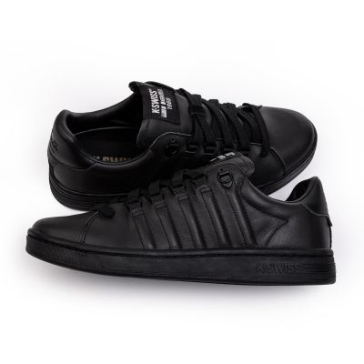 3. K-Swiss LOZAN II men's sneakers, natural leather, black (07943-904-M)