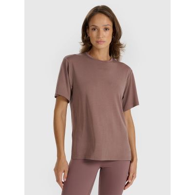 Women's oversize T-shirt with modal 4F 4FRAW25TTSHF3408-82S