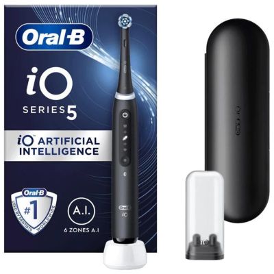18. Braun Oral-B iO5 Matt Black Electric Toothbrush